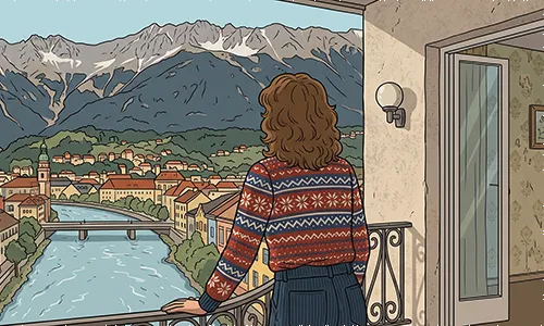 Balkon mit Bergblick Balkon mit Bergblick
