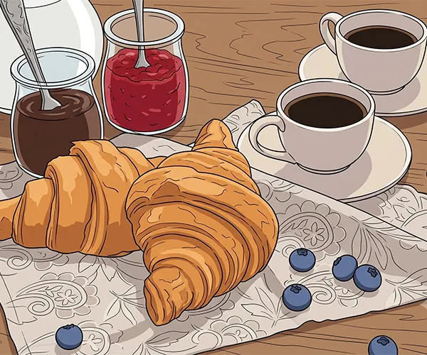 Frühstück - Croissant and go Frühstück - Croissant and go